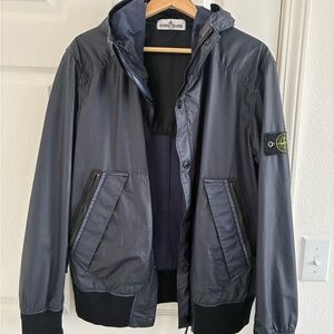 Stone Island Men's Dark Blue Windbreaker